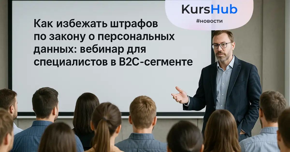 Как избежать штрафов по закону о персональных данных: вебинар для специалистов в B2C-сегменте