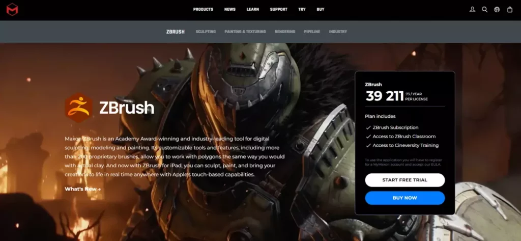 ZBrush сайт