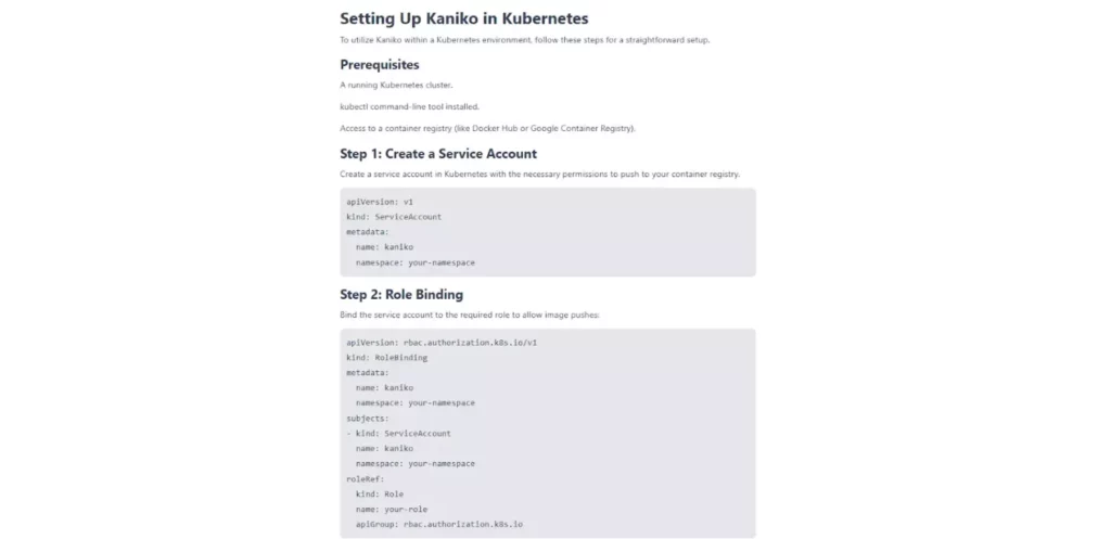 kaniko tool