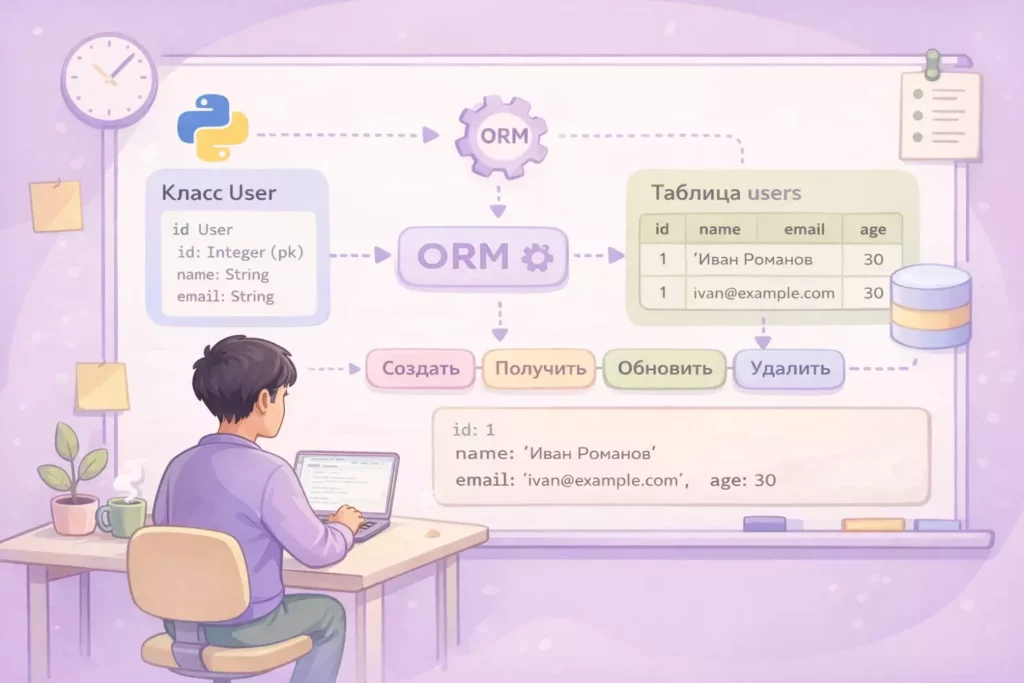 Работа с ORM