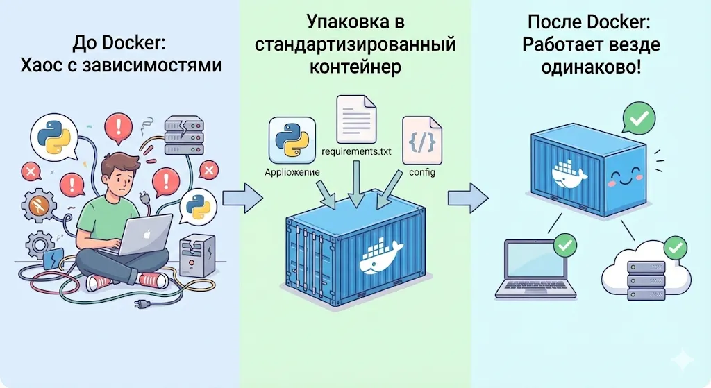 принцип работы Docker