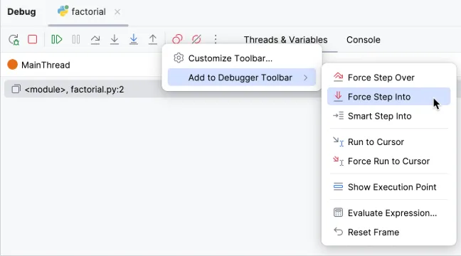 PyCharm.