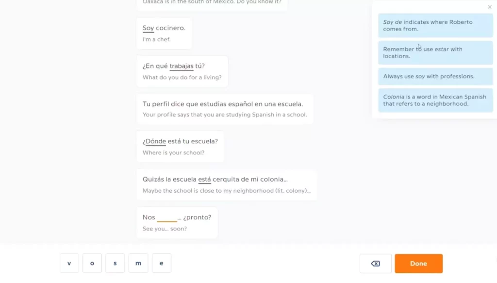 Babbel пример