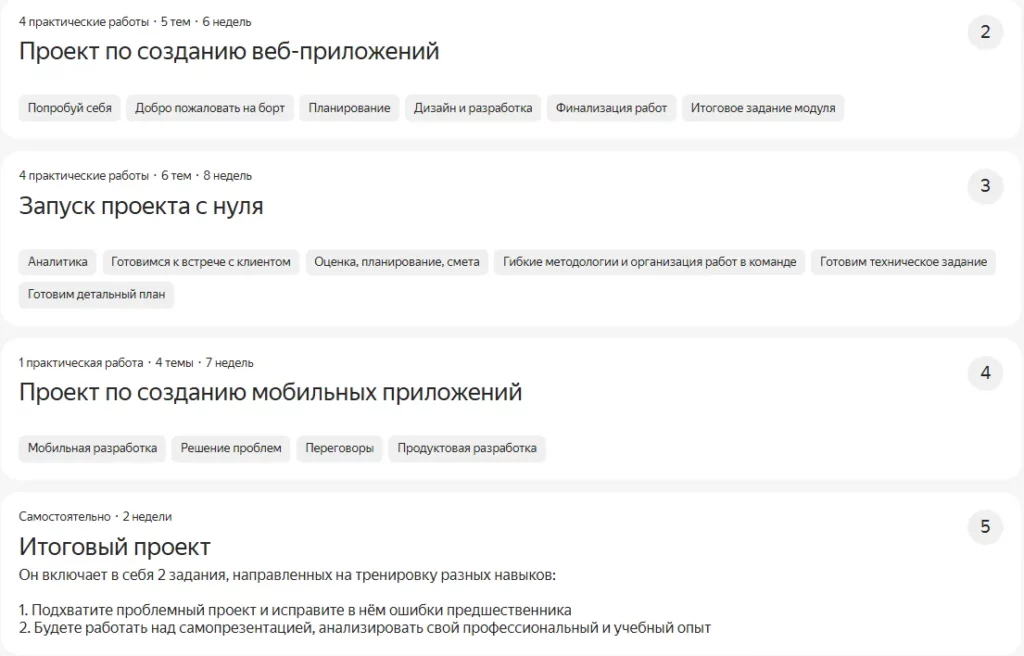 проекты практикум