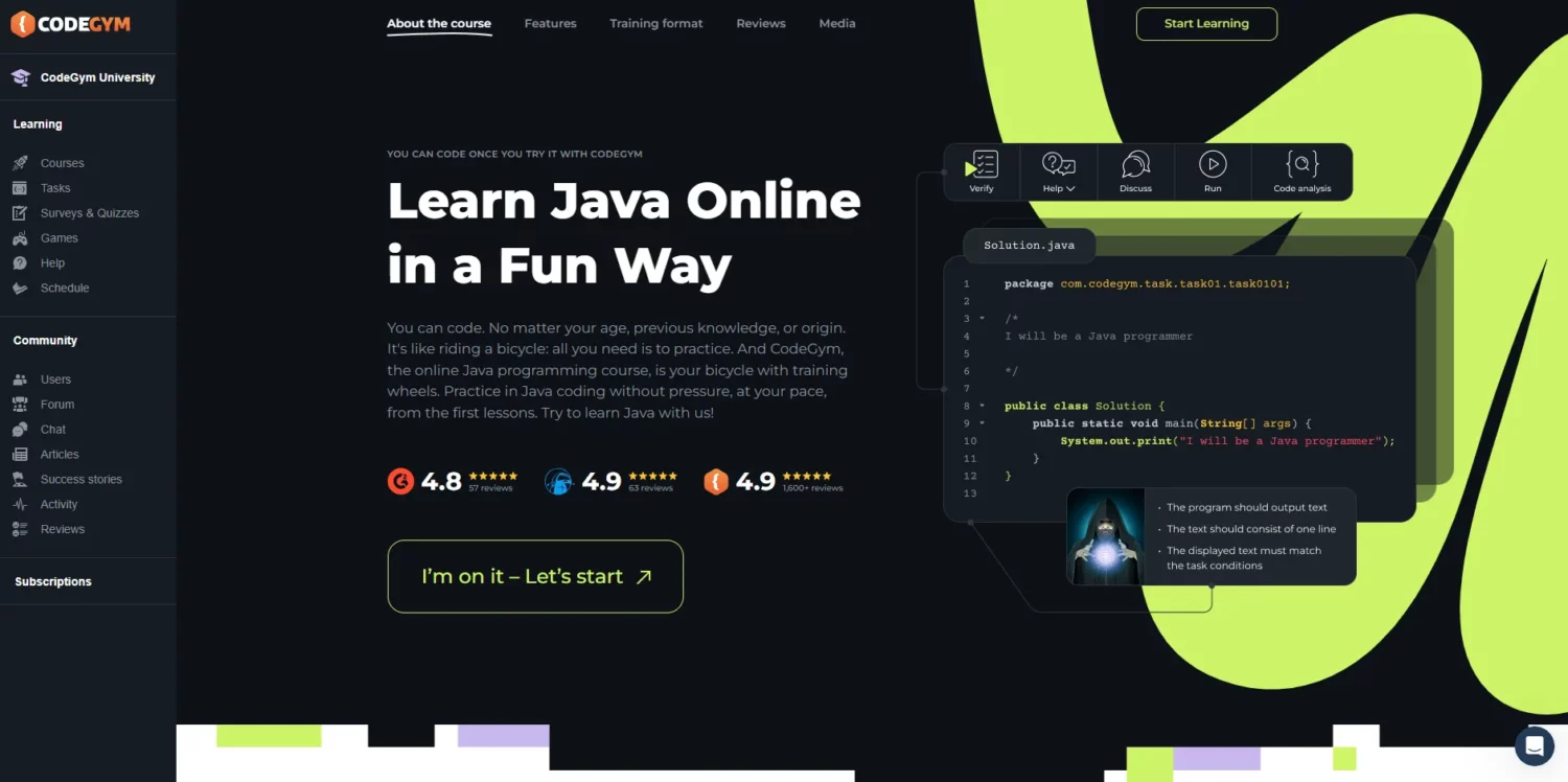 CodeGym главная
