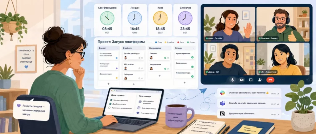 Распределённая команда