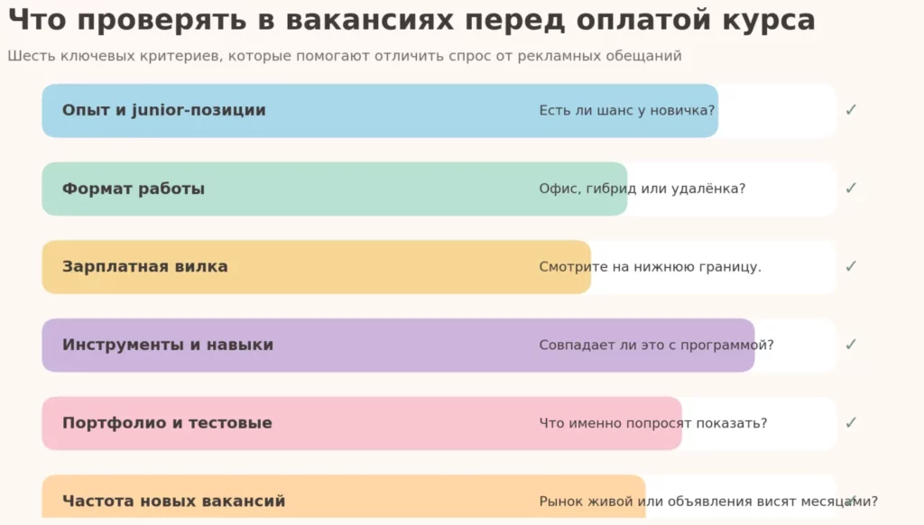 Проверка вакансий