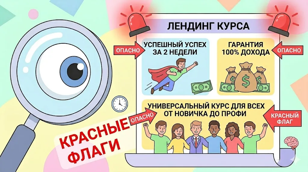 Красные флаги, маркетинг.