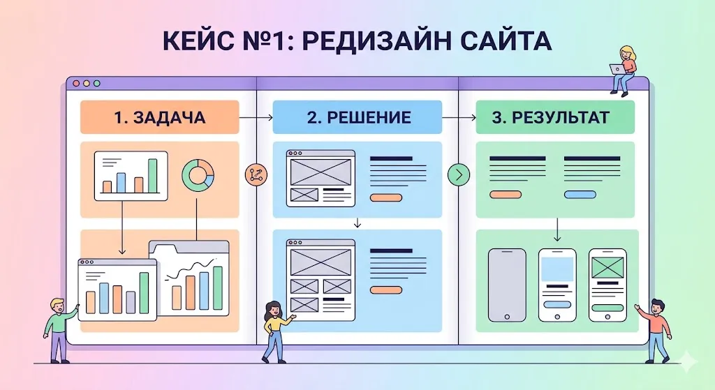 Структура портфолио кейса