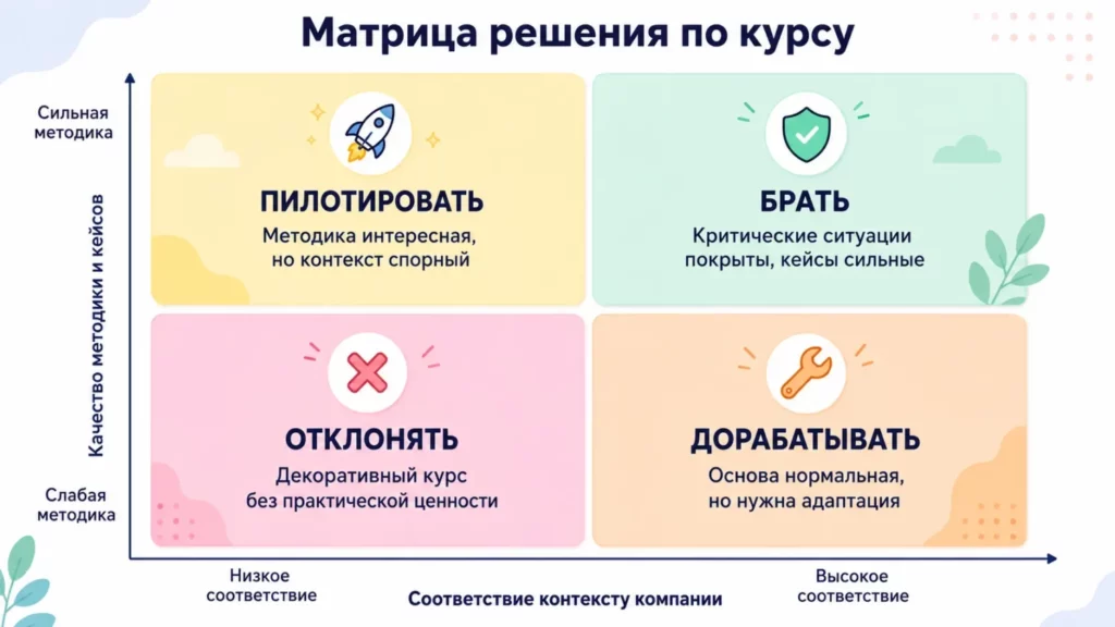 Матрица решения