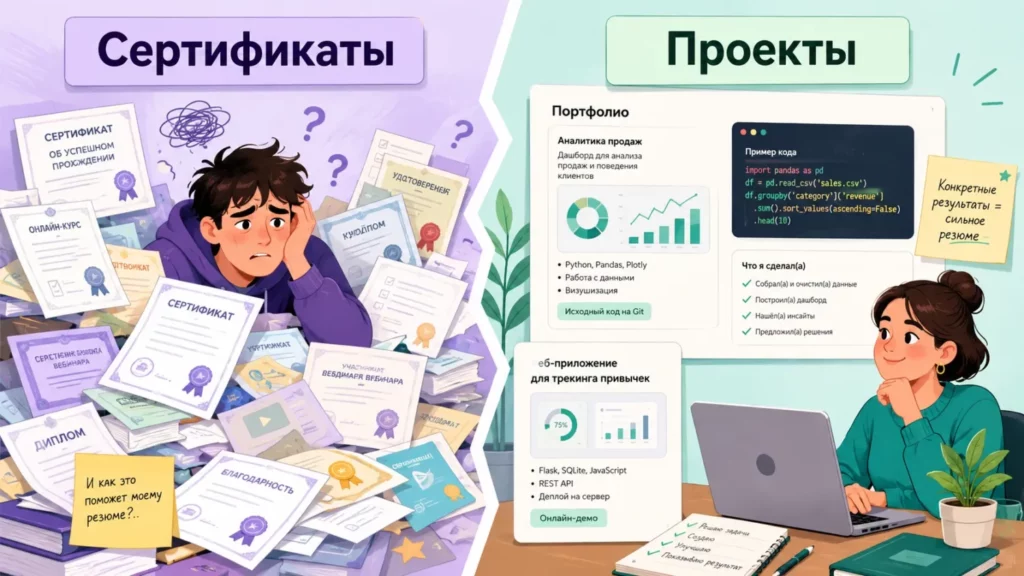 Проекты важнее
