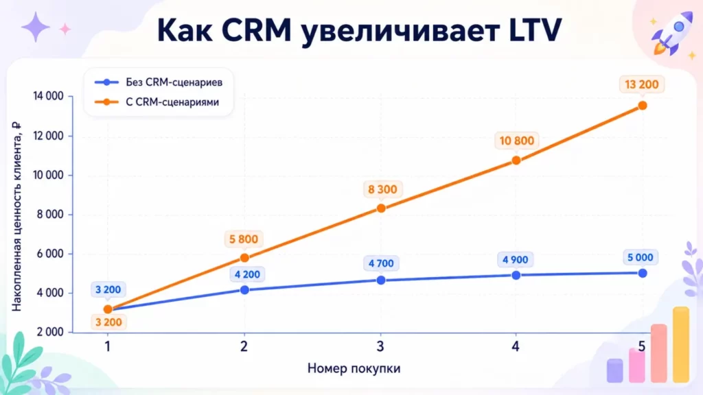 Рост LTV