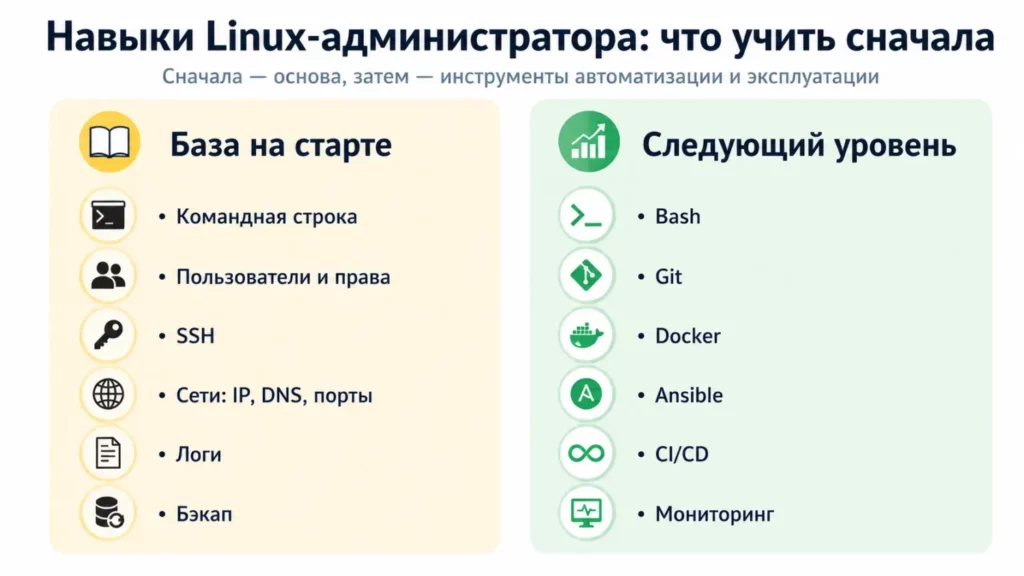 Навыки админа