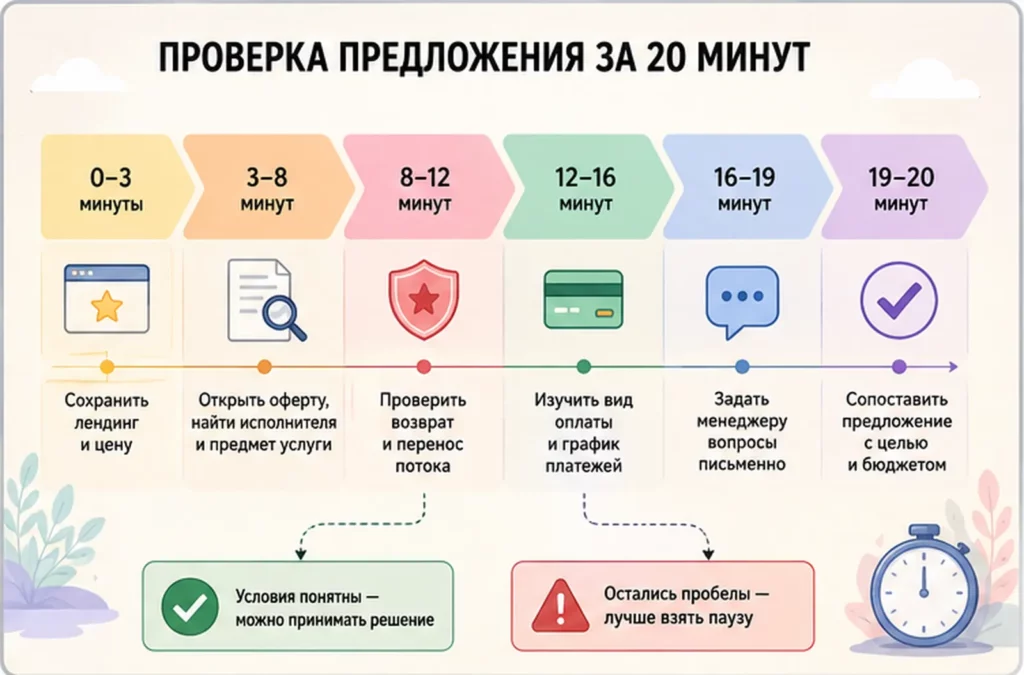 Проверка предложения