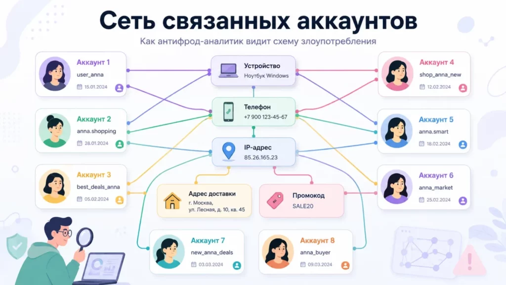 Связанные аккаунты