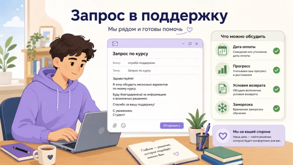 запрос поддержки